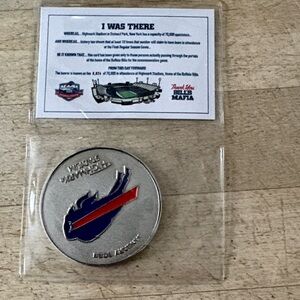 NFL Silver and Blue Commemorative Coin